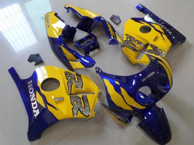 1991-1998 Blue Yellow Honda CBR250RR MC22 Motor Bike Fairings