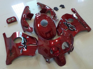 1991-1998 Dark Red Honda CBR250RR MC22 Bike Fairing Kit
