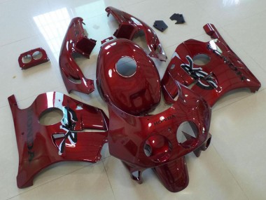 Abs 1991-1998 Dark Red Honda CBR250RR MC22 Bike Fairing Kit