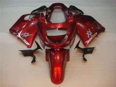 ABS 1996-2007 Red Honda CBR1100XX Motorcycle Fairing Kits & Plastic Bodywork MF1541