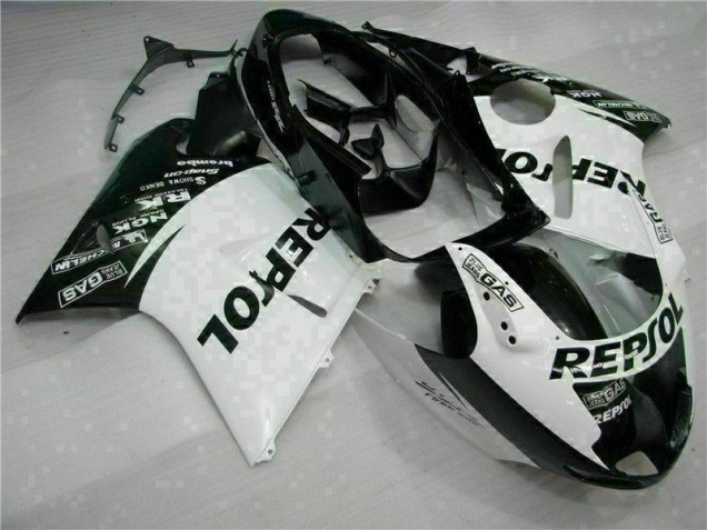 1996-2007 White Black Repsol Honda CBR1100XX Replacement Motorcycle Fairings 1996-2007 White Black Repsol Honda CBR1100XX Replacement Motorcycle Fairings