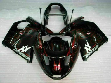 ABS 1996-2007 Red Flame Honda CBR1100XX Motorcycle Fairing Kits & Plastic Bodywork MF1547