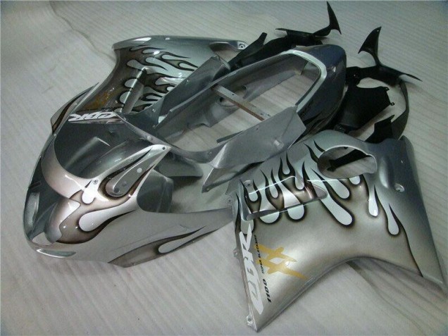 1996-2007 Flame Silver Grey Honda CBR1100XX Motorcycle Fairings Kits 1996-2007 Flame Silver Grey Honda CBR1100XX Motorcycle Fairings Kits