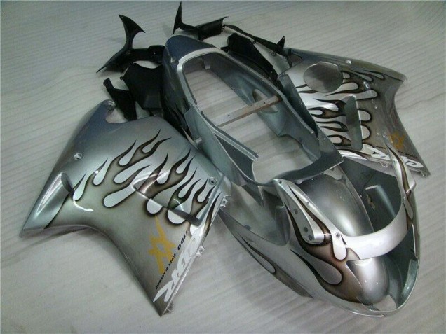 1996-2007 Flame Silver Grey Honda CBR1100XX Motorcycle Fairings Kits 1996-2007 Flame Silver Grey Honda CBR1100XX Motorcycle Fairings Kits