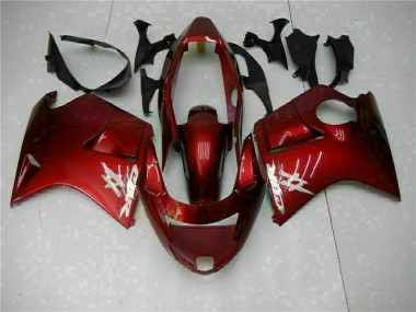ABS 1996-2007 Red Honda CBR1100XX Motorcycle Fairing Kits & Plastic Bodywork MF1557
