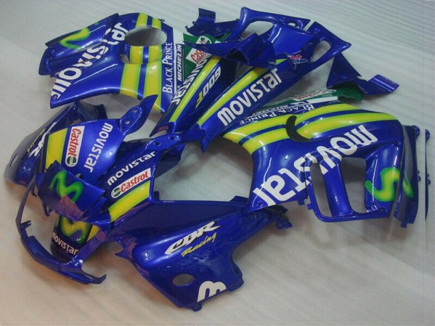1995-1998 Blue Movistar Castrol Honda CBR600 F3 Motor Bike Fairings 1995-1998 Blue Movistar Castrol Honda CBR600 F3 Motor Bike Fairings