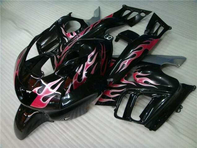 1995-1998 Black Red Flame Honda CBR600 F3 Bike Fairing Kit 1995-1998 Black Red Flame Honda CBR600 F3 Bike Fairing Kit