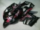 Abs 1995-1998 Black Red Flame Honda CBR600 F3 Bike Fairing Kit