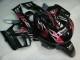 Abs 1995-1998 Black Red Flame Honda CBR600 F3 Bike Fairing Kit