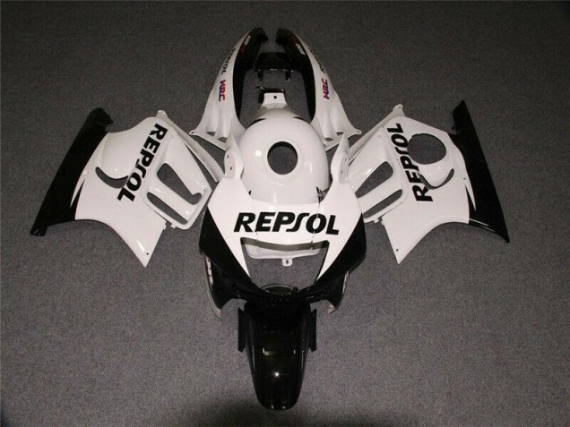 Abs 1995-1998 White Black Repsol Honda CBR600 F3 Motorcycle Bodywork