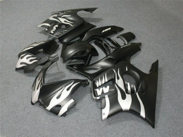 1995-1998 Black White Flame Honda CBR600 F3 Motorbike Fairing 1995-1998 Black White Flame Honda CBR600 F3 Motorbike Fairing