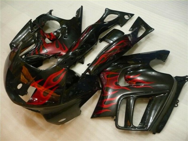 Abs 1995-1998 Black Red Flame Honda CBR600 F3 Motorcycle Fairing