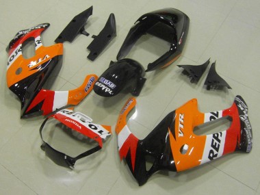 Abs 1997-2005 Repsol Honda VTR1000F Motorcycle Fairing