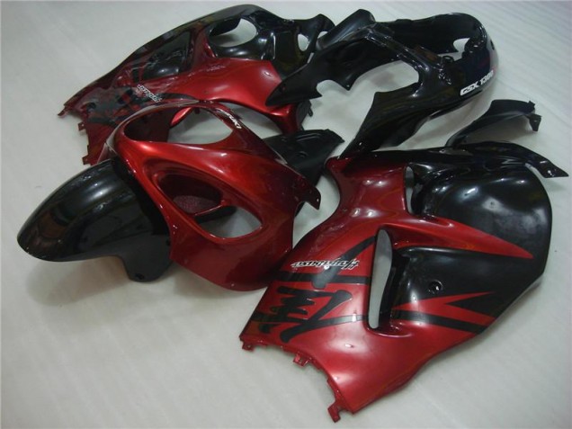 Abs 1996-2007 Red Black Suzuki GSXR 1300 Hayabusa Motorcycle Fairing Kit