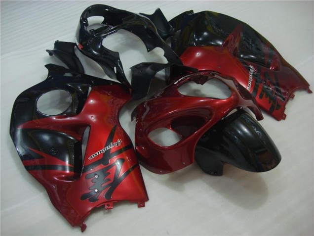 Abs 1996-2007 Red Black Suzuki GSXR 1300 Hayabusa Motorcycle Fairing Kit