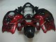 Abs 1996-2007 Red Black Suzuki GSXR 1300 Hayabusa Motorcycle Fairing Kit