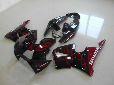 ABS 1998-1999 Black Red Honda CBR900RR 919 Motorcycle Fairing Kits & Plastic Bodywork MF3177