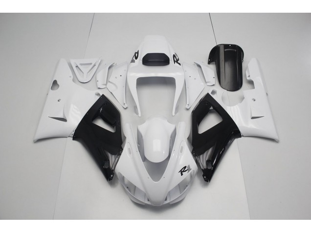 Abs 1998-1999 Pearl White Black Yamaha YZF R1 Bike Fairings