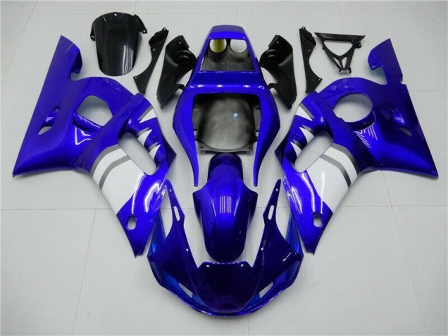 1998-2002 Blue White Yamaha YZF R6 Motorcycle Fairings Kits 1998-2002 Blue White Yamaha YZF R6 Motorcycle Fairings Kits