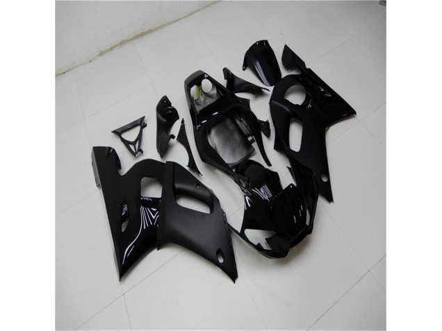 1998-2002 Glossy Matte Black Yamaha YZF R6 Moto Fairings 1998-2002 Glossy Matte Black Yamaha YZF R6 Moto Fairings
