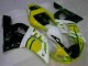 1998-2002 Yellow White Yamaha YZF R6 Motorcycle Fairings Kits 1998-2002 Yellow White Yamaha YZF R6 Motorcycle Fairings Kits