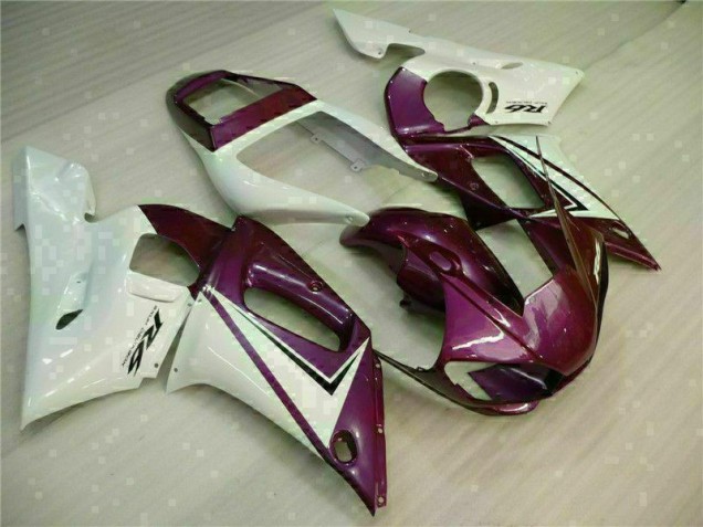 1998-2002 Purple White Yamaha YZF R6 Replacement Fairings 1998-2002 Purple White Yamaha YZF R6 Replacement Fairings