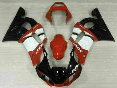 Abs 1998-2002 Red White Yamaha YZF R6 Motor Fairings