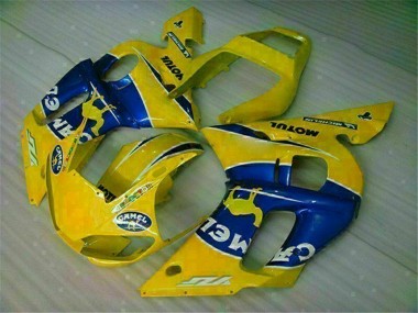 Abs 1998-2002 Yellow Blue Yamaha YZF R6 Motorcycle Fairing Kit