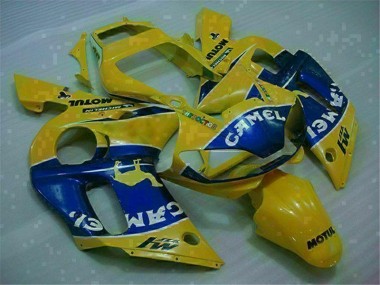 Abs 1998-2002 Yellow Yamaha YZF R6 Bike Fairing