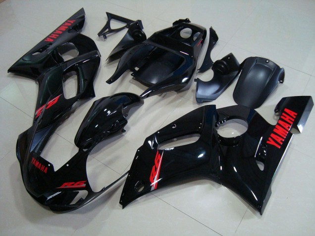 1998-2002 Glossy Black Red Decals Yamaha YZF R6 Motorbike Fairings 1998-2002 Glossy Black Red Decals Yamaha YZF R6 Motorbike Fairings
