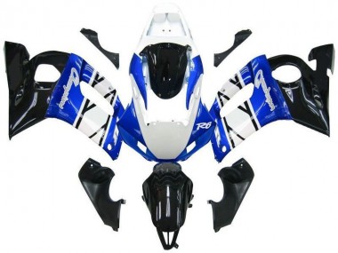 Abs 1998-2002 Blue Black Champions Yamaha YZF R6 Motor Fairings