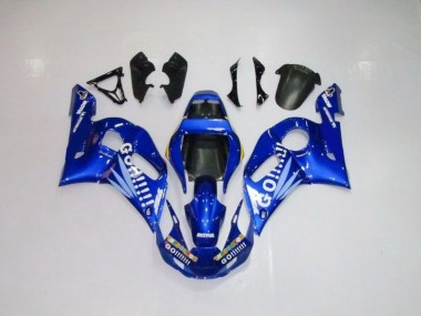 Abs 1998-2002 Blue White Go Motul Yamaha YZF R6 Motorcycle Bodywork