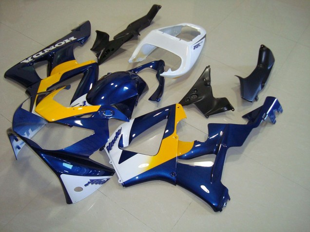Abs 2000-2001 Dark Blue Yellow White Honda CBR900RR 929 Motorbike Fairing