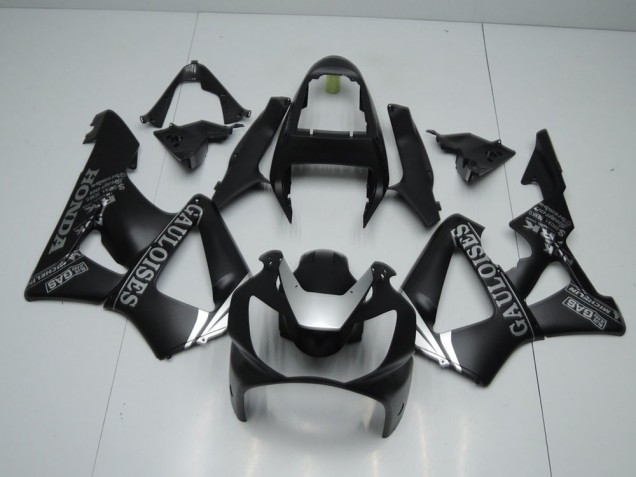 Abs 2000-2001 Matte Black Silver Honda CBR900RR 929 Motorcycle Fairing Kit