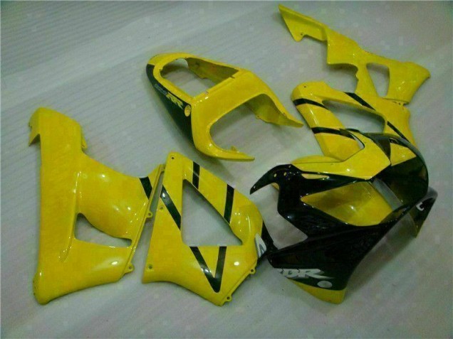 2000-2001 Yellow Honda CBR900RR 929RR Motor Bike Fairings