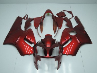 ABS 2000-2001 Red Kawasaki Ninja ZX12R Motorcycle Fairing Kits & Plastic Bodywork MF3792