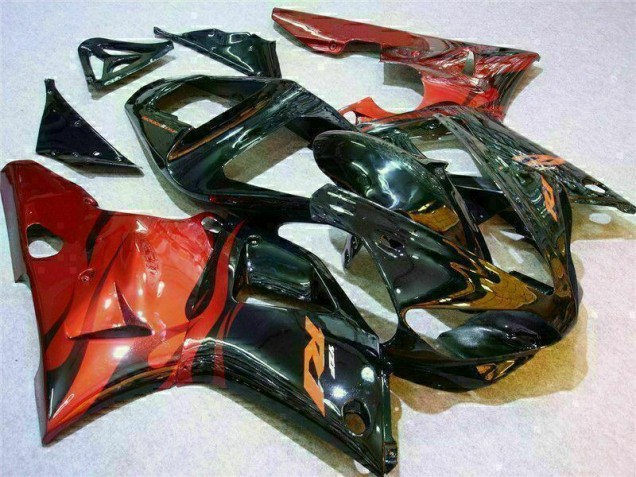 2000-2001 Red Yamaha YZF R1 Motorcyle Fairings 2000-2001 Red Yamaha YZF R1 Motorcyle Fairings