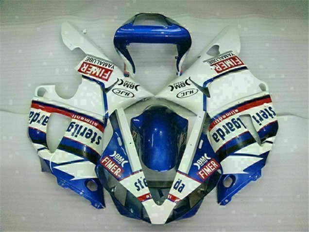 Abs 2000-2001 Blue White Yamaha YZF R1 Replacement Fairings