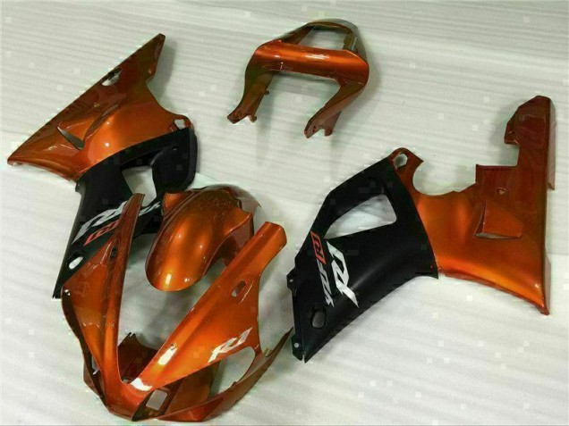 Abs 2000-2001 Orange Yamaha YZF R1 Motorbike Fairings