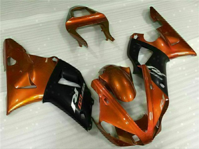 Abs 2000-2001 Orange Yamaha YZF R1 Motorbike Fairings