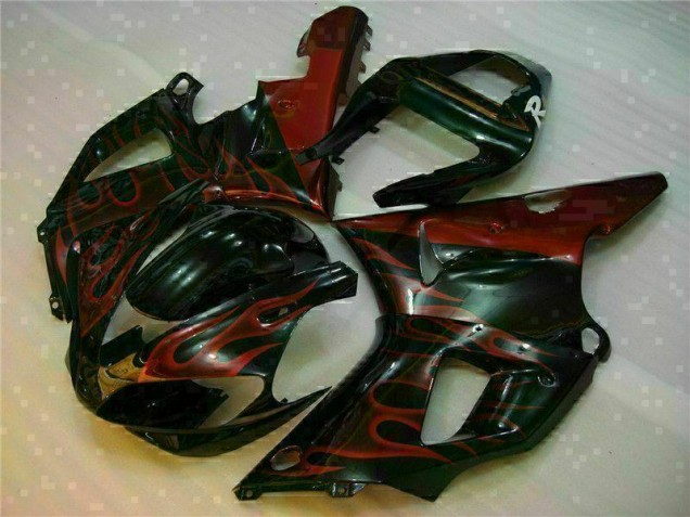 2000-2001 Orange Yamaha YZF R1 Bike Fairings