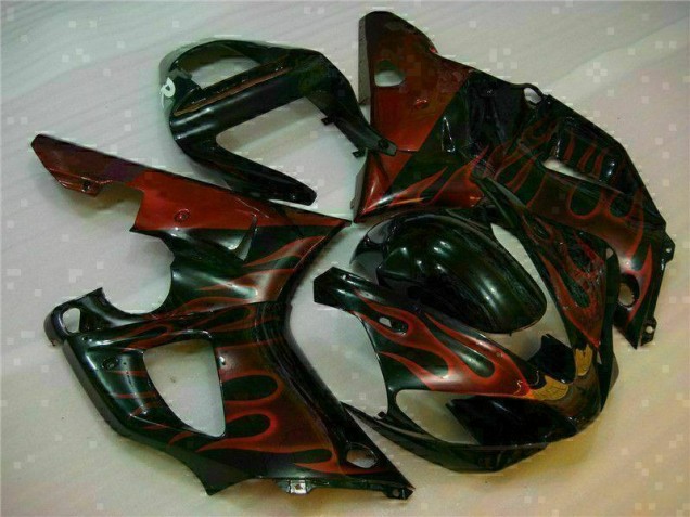 2000-2001 Orange Yamaha YZF R1 Bike Fairings