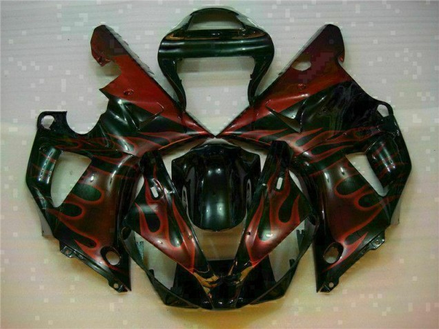 2000-2001 Orange Yamaha YZF R1 Bike Fairings