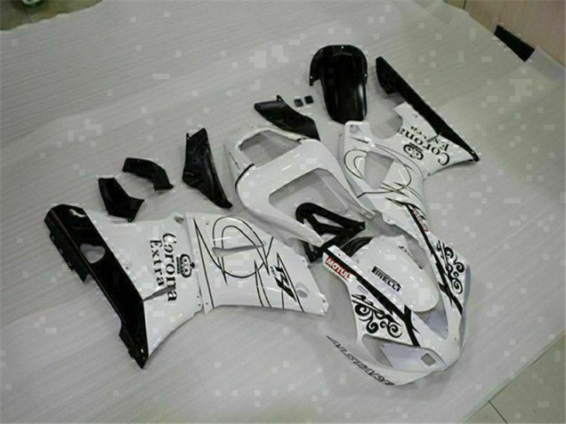 2000-2001 White Yamaha YZF R1 Motorbike Fairing 2000-2001 White Yamaha YZF R1 Motorbike Fairing