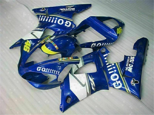 Abs 2000-2001 Blue Yamaha YZF R1 Motor Bike Fairings