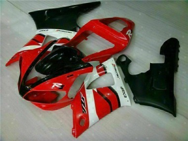 ABS 2000-2001 Red Yamaha YZF R1 Motorcycle Fairing Kits & Plastic Bodywork MF0759