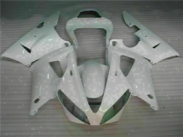 2000-2001 White Yamaha YZF R1 Replacement Fairings