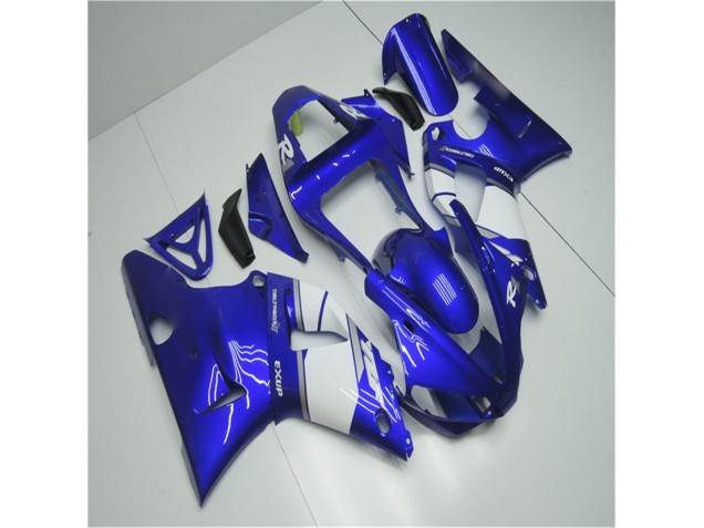 2000-2001 Blue White Yamaha YZF R1 Motorcycle Fairings 2000-2001 Blue White Yamaha YZF R1 Motorcycle Fairings