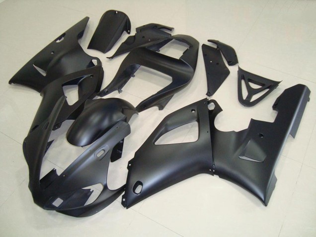 2000-2001 Matte Black Yamaha YZF R1 Motorcycle Fairing Kit 2000-2001 Matte Black Yamaha YZF R1 Motorcycle Fairing Kit
