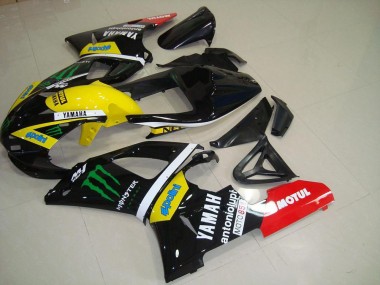 Abs 2000-2001 Yellow Monster Yamaha YZF R1 Motorbike Fairings